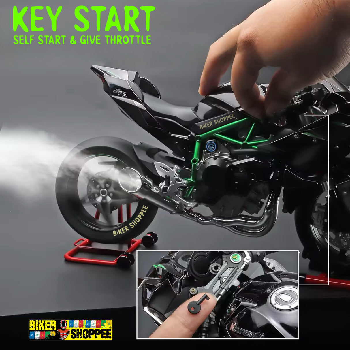 KAWASAKI H2R SCALE MODEL