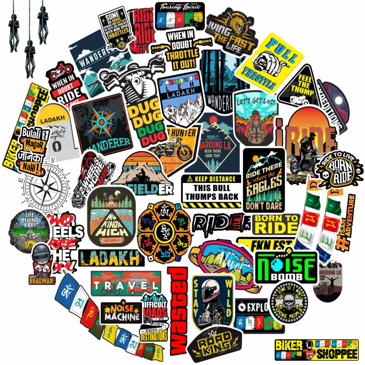 UV VINYL MOTO STICKER SHEET