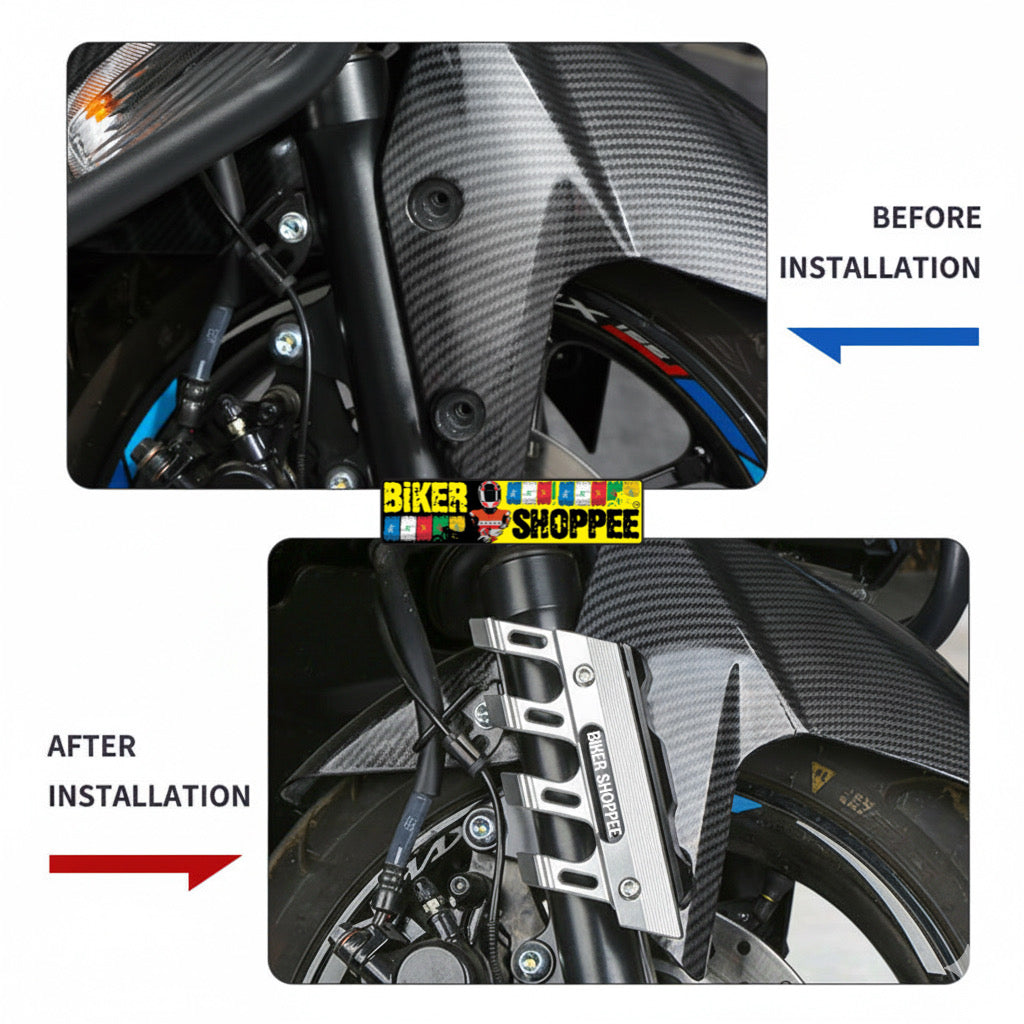 PREMIUM CNC FRONT FENDER SLIDER SHOCKER PROTECTOR GUARD