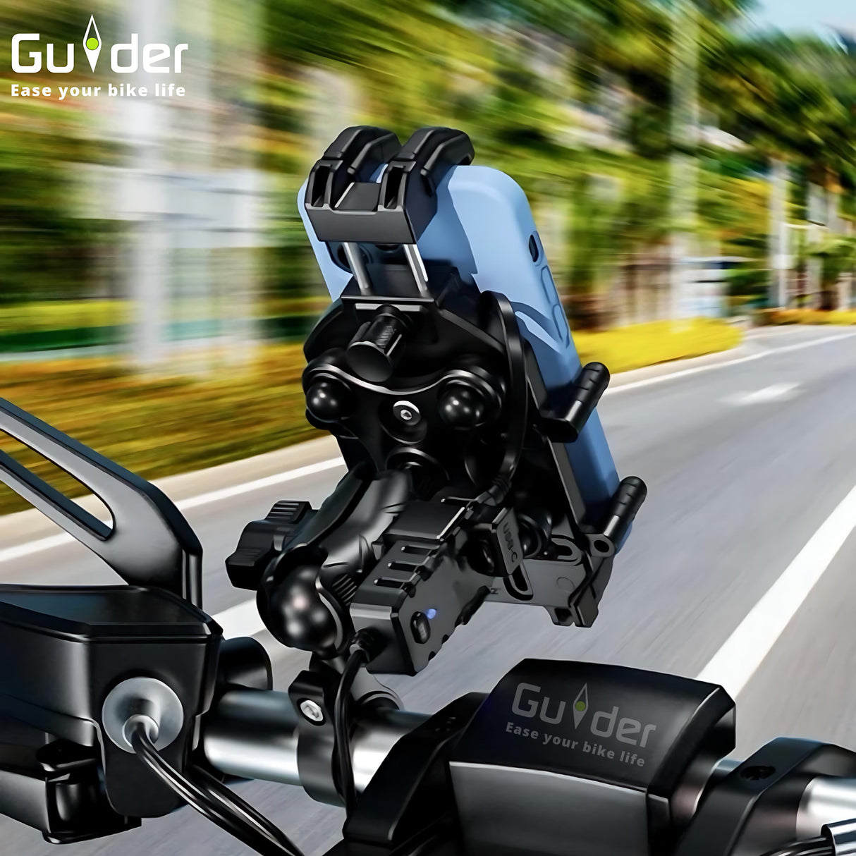 GUiDER SHOCKPROOF WIRELESS CHARGER PHONE HOLDER M26 A1