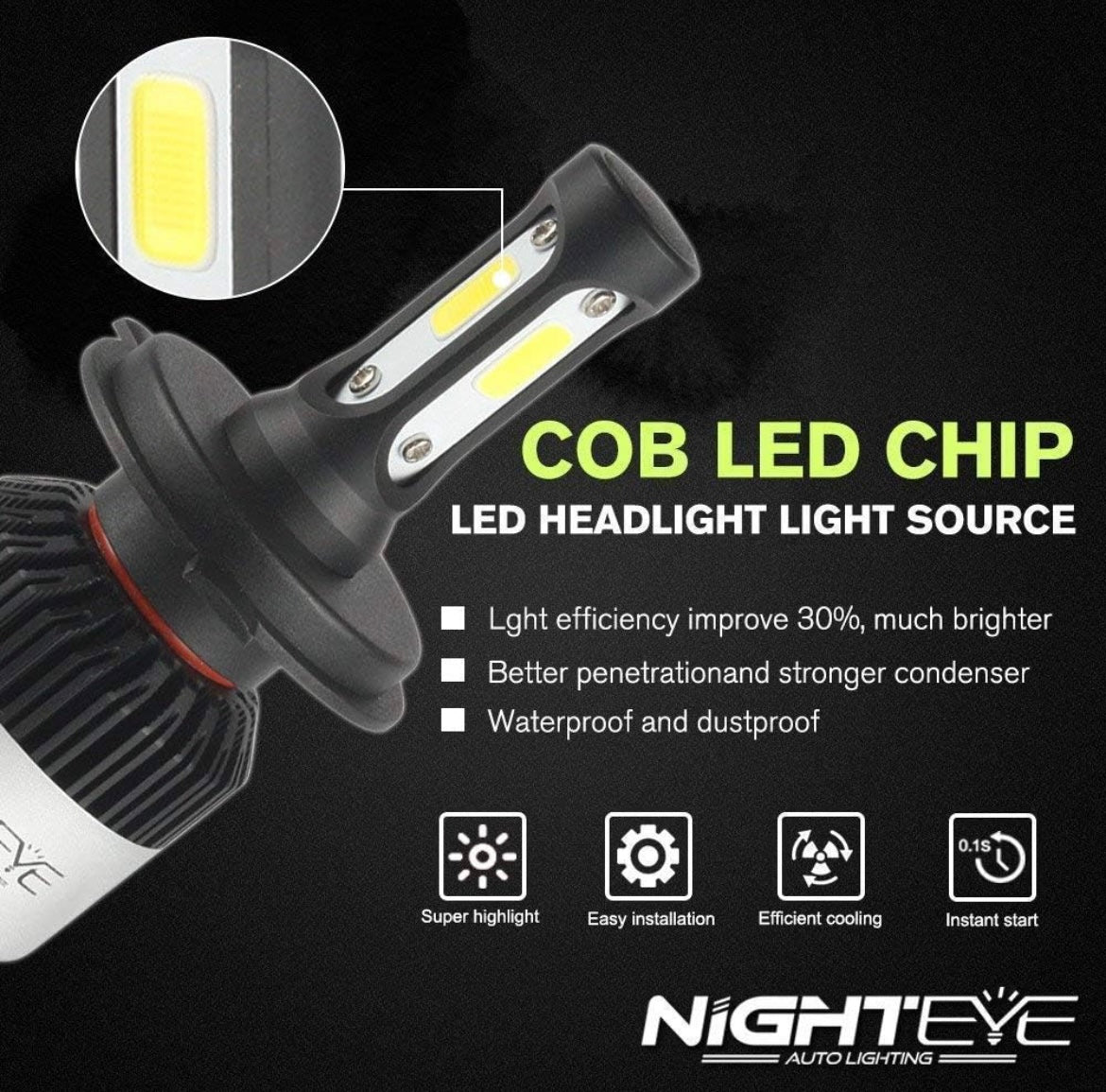 NIGHTEYE LED HEADLIGHT BULB ORIGINAL
