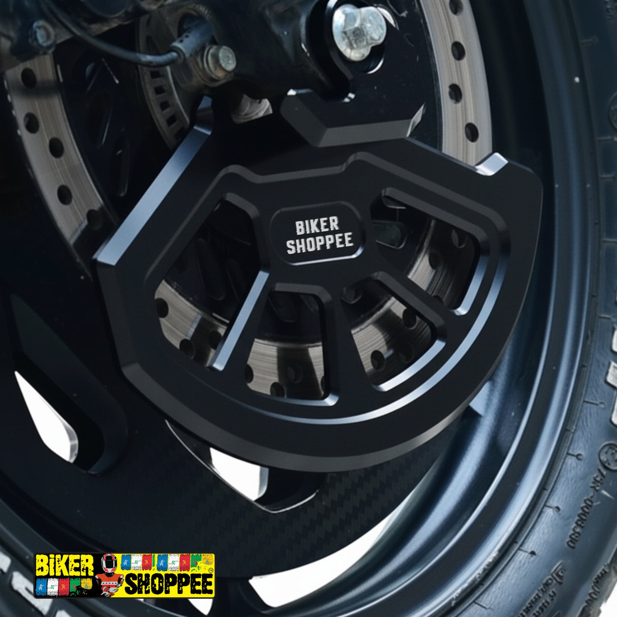 UNIVERSAL CNC FRONT BRAKE DISC PROTECTOR COVER