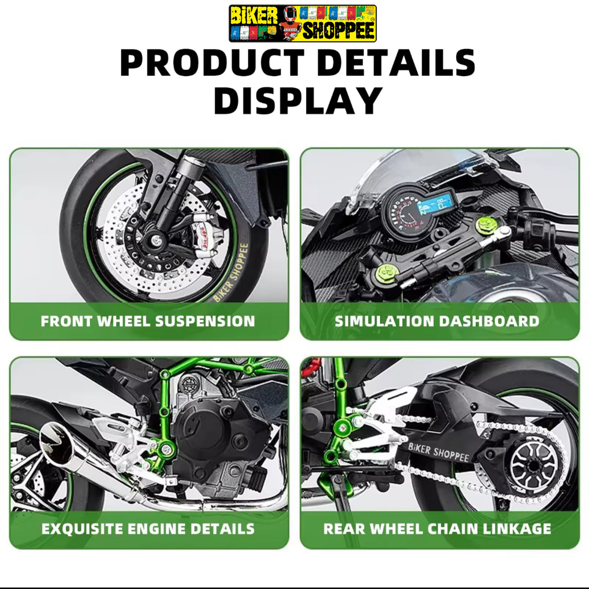 KAWASAKI H2R SCALE MODEL