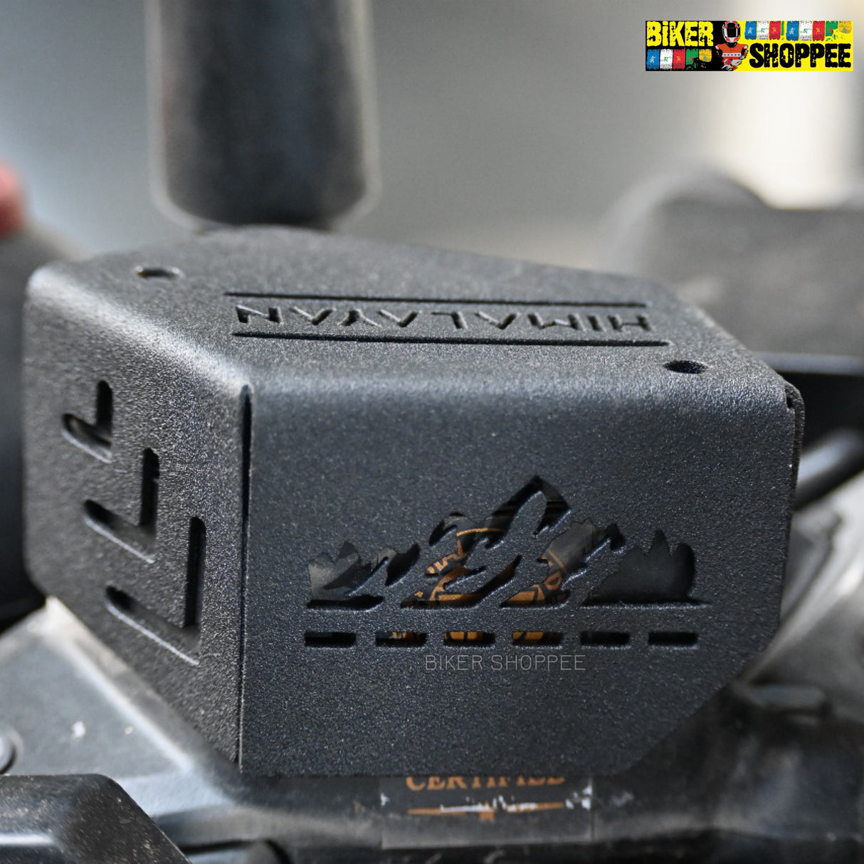 HIMALAYAN 450 FRONT BRAKE FLUID RESERVOIR COVER BLACK