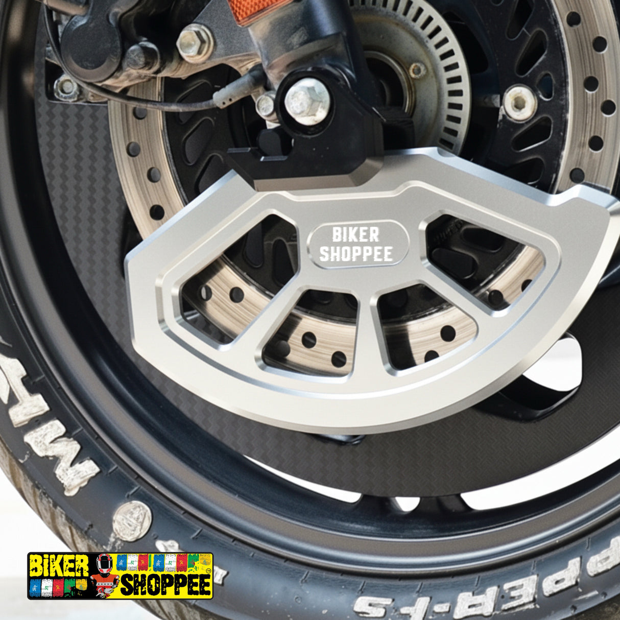 UNIVERSAL CNC FRONT BRAKE DISC PROTECTOR COVER