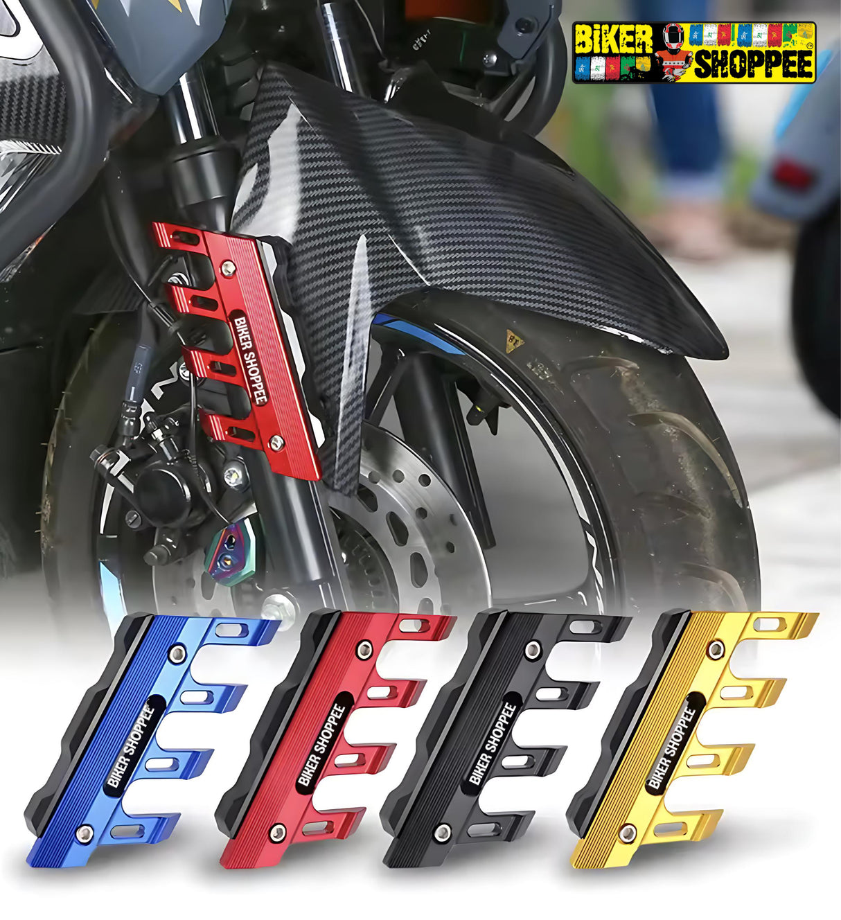 PREMIUM CNC FRONT FENDER SLIDER SHOCKER PROTECTOR GUARD