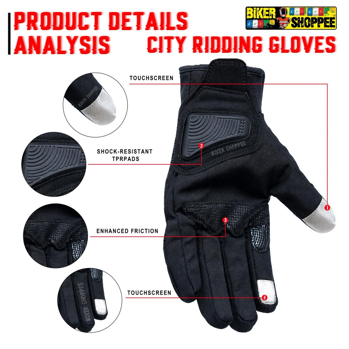 CITY RIDING GLOVES