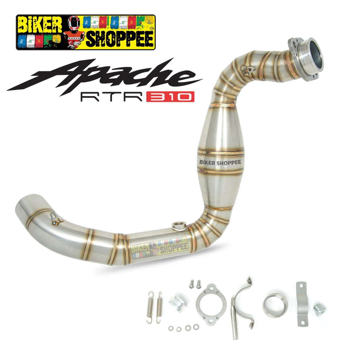 APACHE RTR310 EXHAUST BEND PIPE