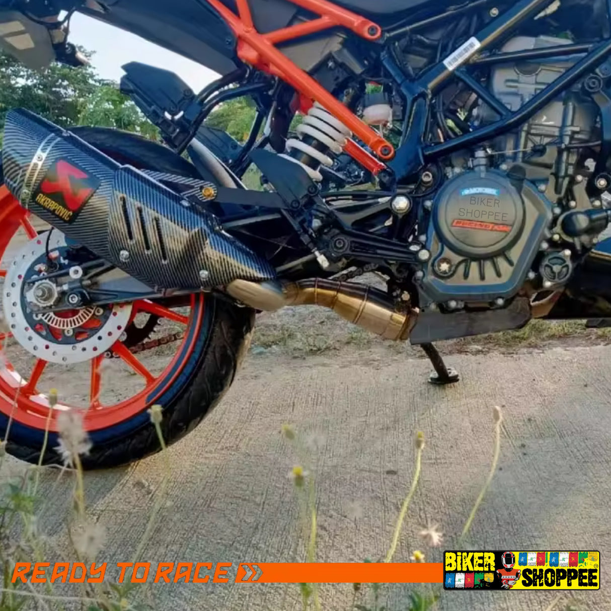 KTM ADVENTURE 390 EXHAUST BEND PIPE