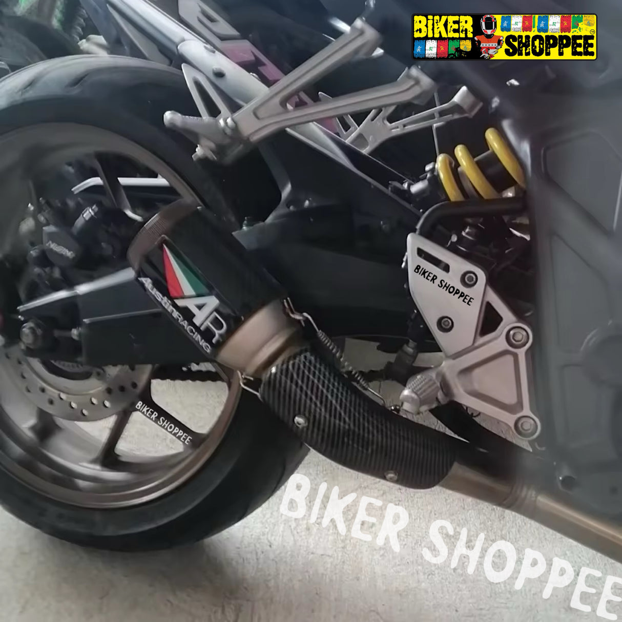 UNIVERSAL BENDPIPE CARBON HEATSHIELD