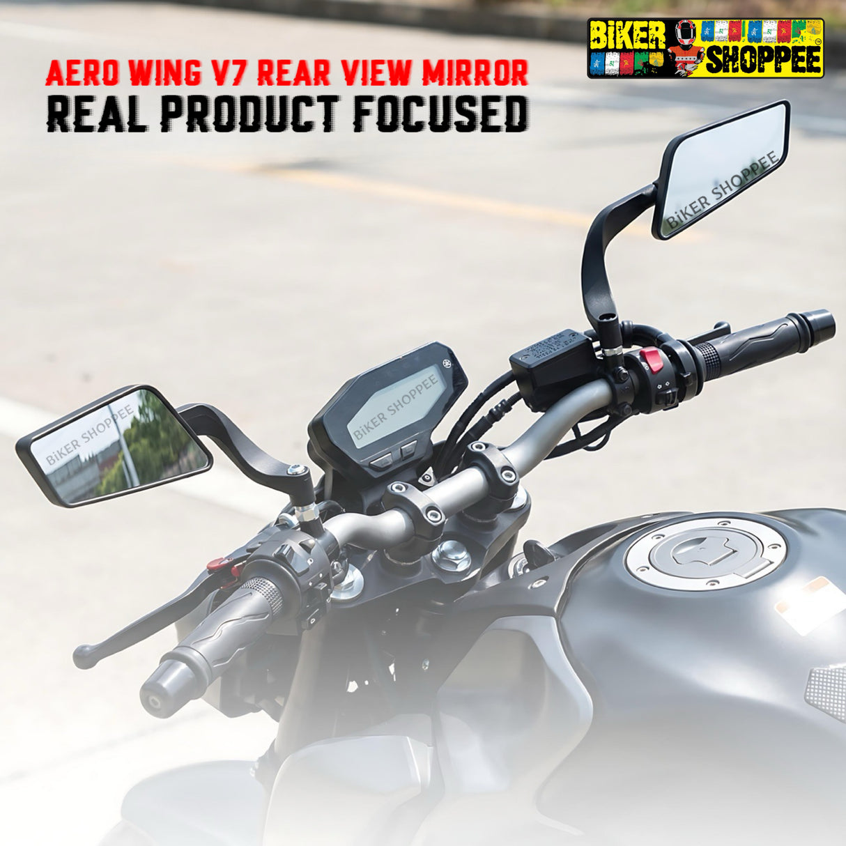 AERO WING V7 REAR VIEW MIRROR NAKED