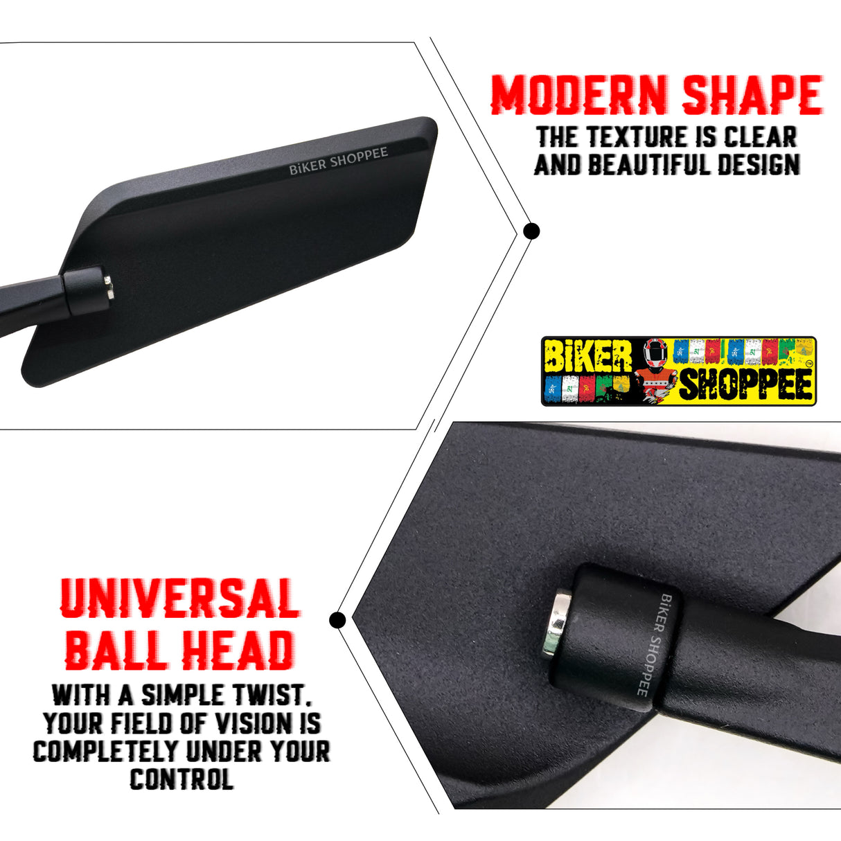 AERO WING V7 REAR VIEW MIRROR NAKED