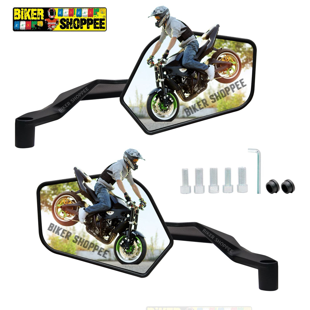 STEALTH MAX PRO V6 REAR VIEW MIRROR NAKED