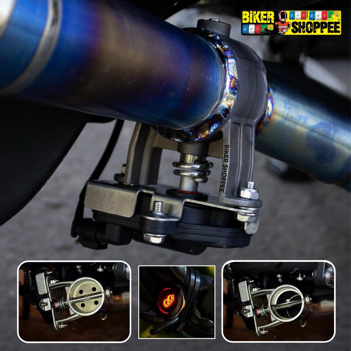 VALVETRONIC EXHAUST SYSTEM FOR MOTORCYCLE