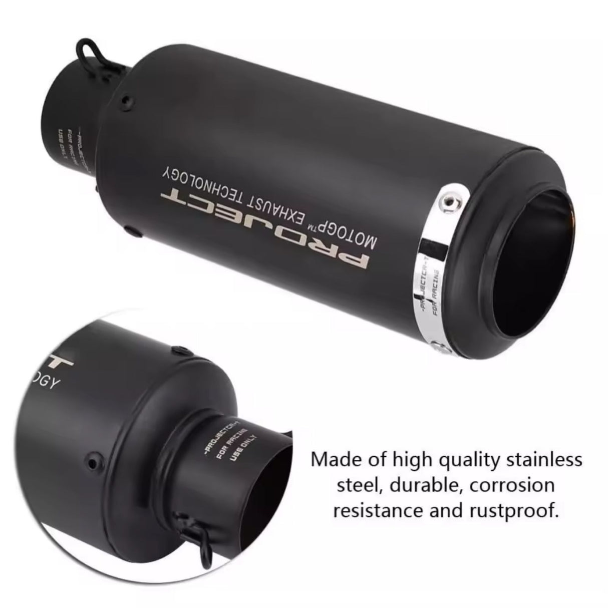 SC PROJECT EXHAUST SHORT BLACK