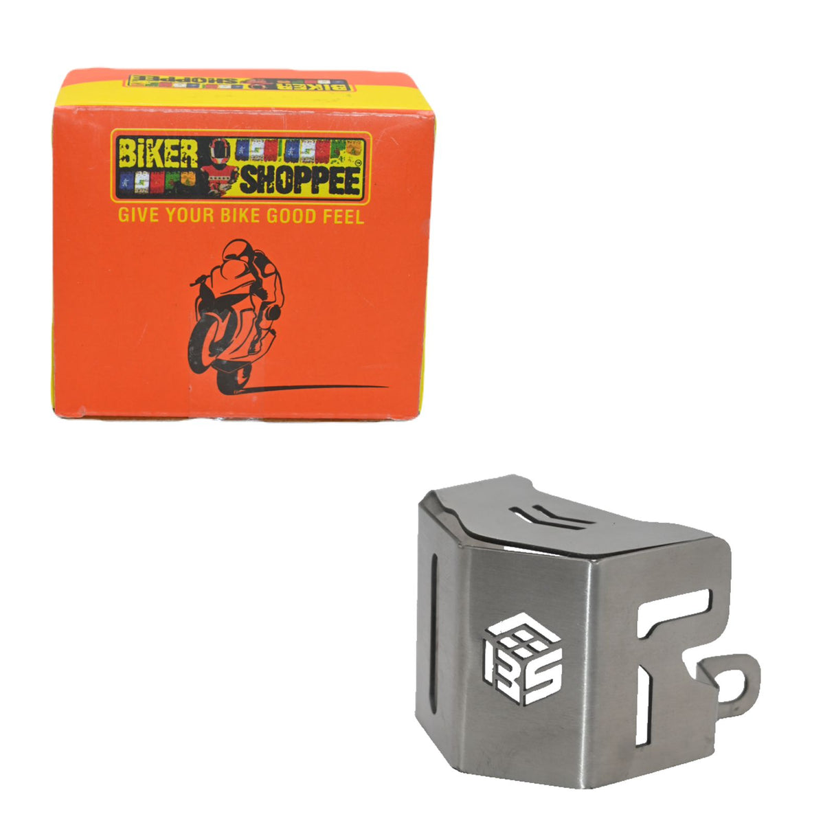 HIMALAYAN 450 REAR BRAKE FLUID GUARD (SILVER)