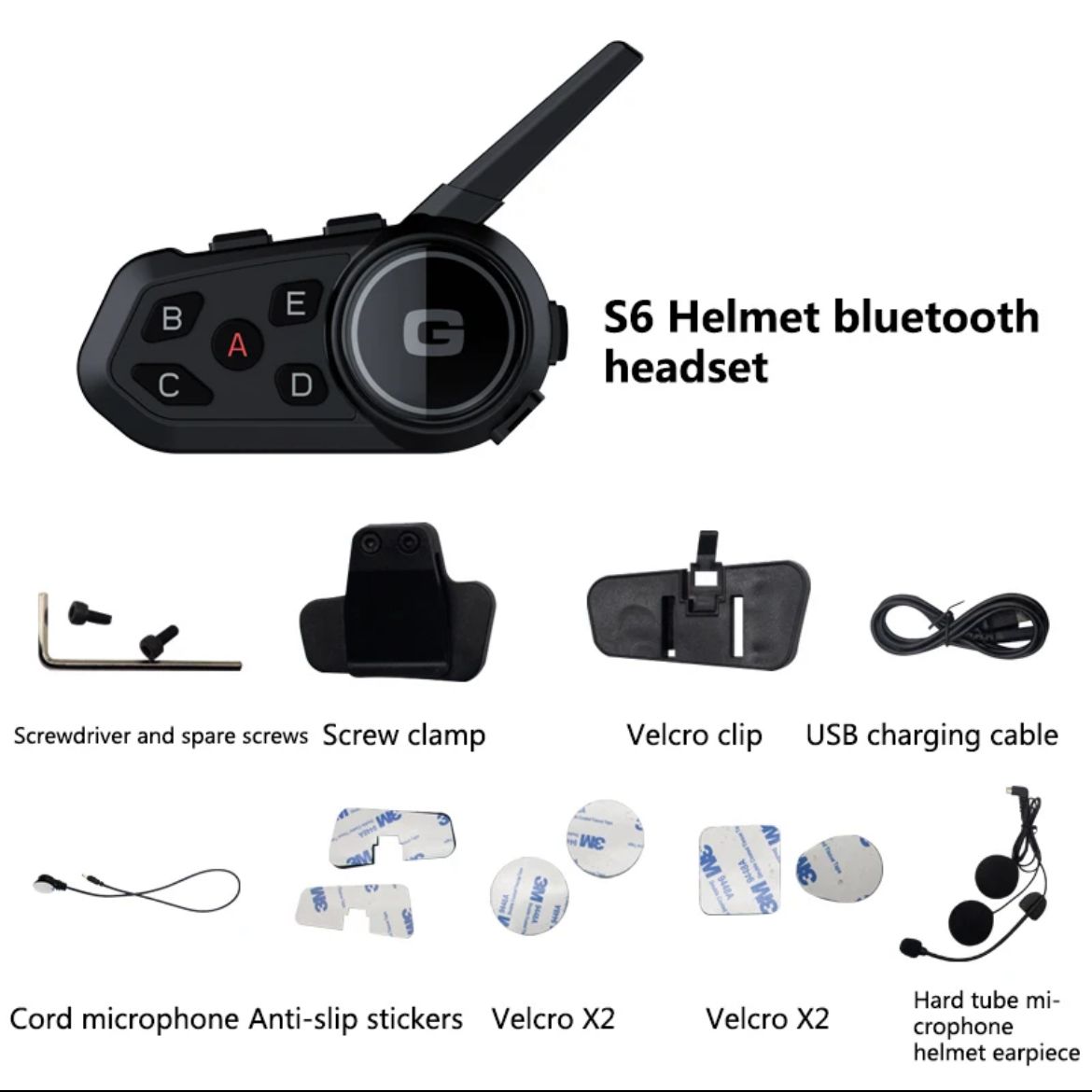 GS6 INTERCOM FOR BIKERS