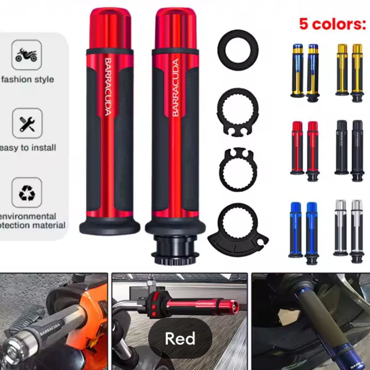 BARRACUDA RACING HANDLE BAR GRIP