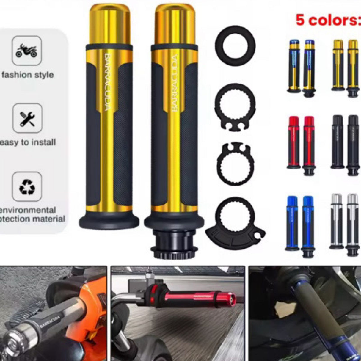 BARRACUDA RACING HANDLE BAR GRIP