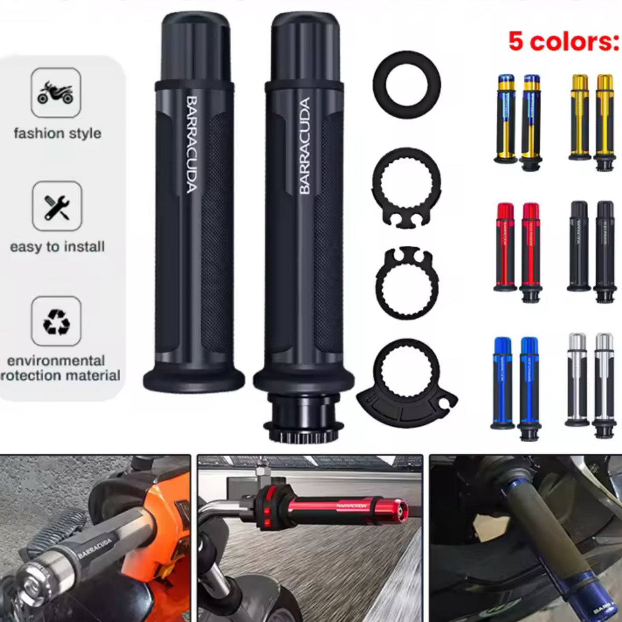 BARRACUDA RACING HANDLE BAR GRIP