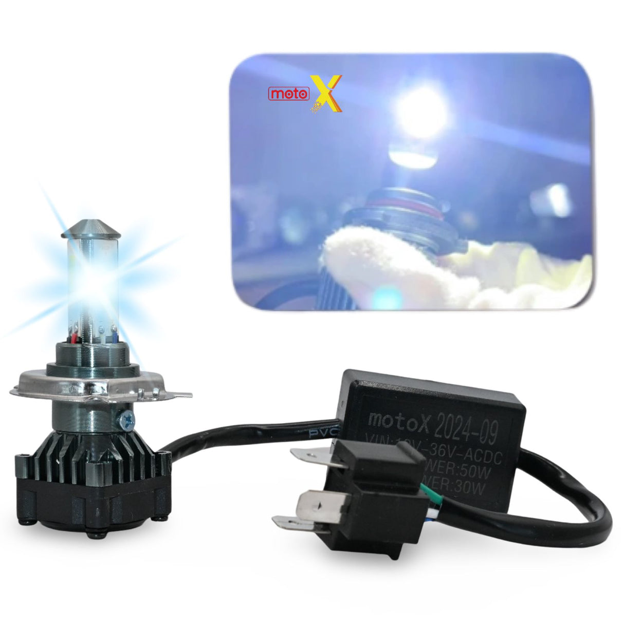 MOTO X - M3 50W LED HEADLIGHT BULB
