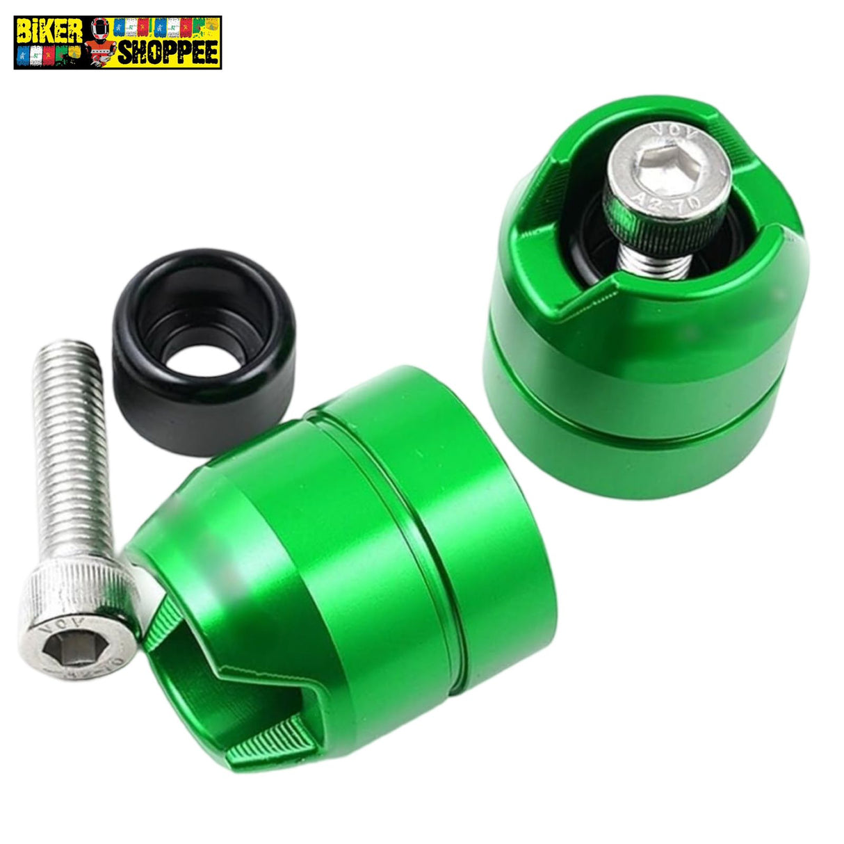 MOTOCYCLE NINJA STYLE HANDLE BAR END WEIGHT