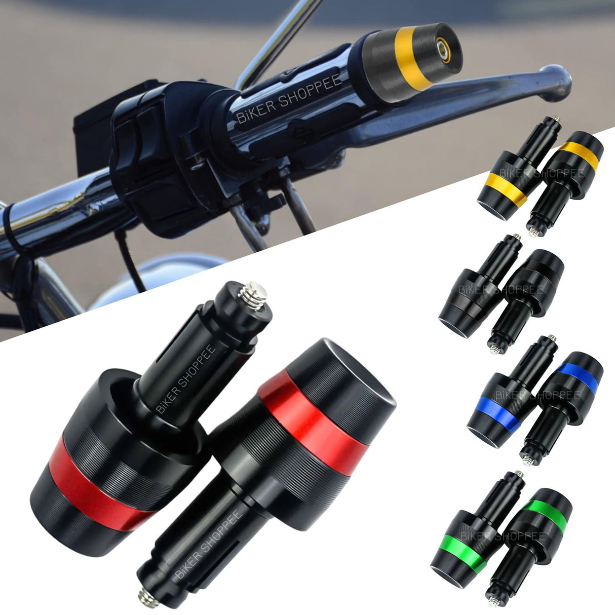 MOTOCYCLE RACING HANDLE BAR END WEIGHT