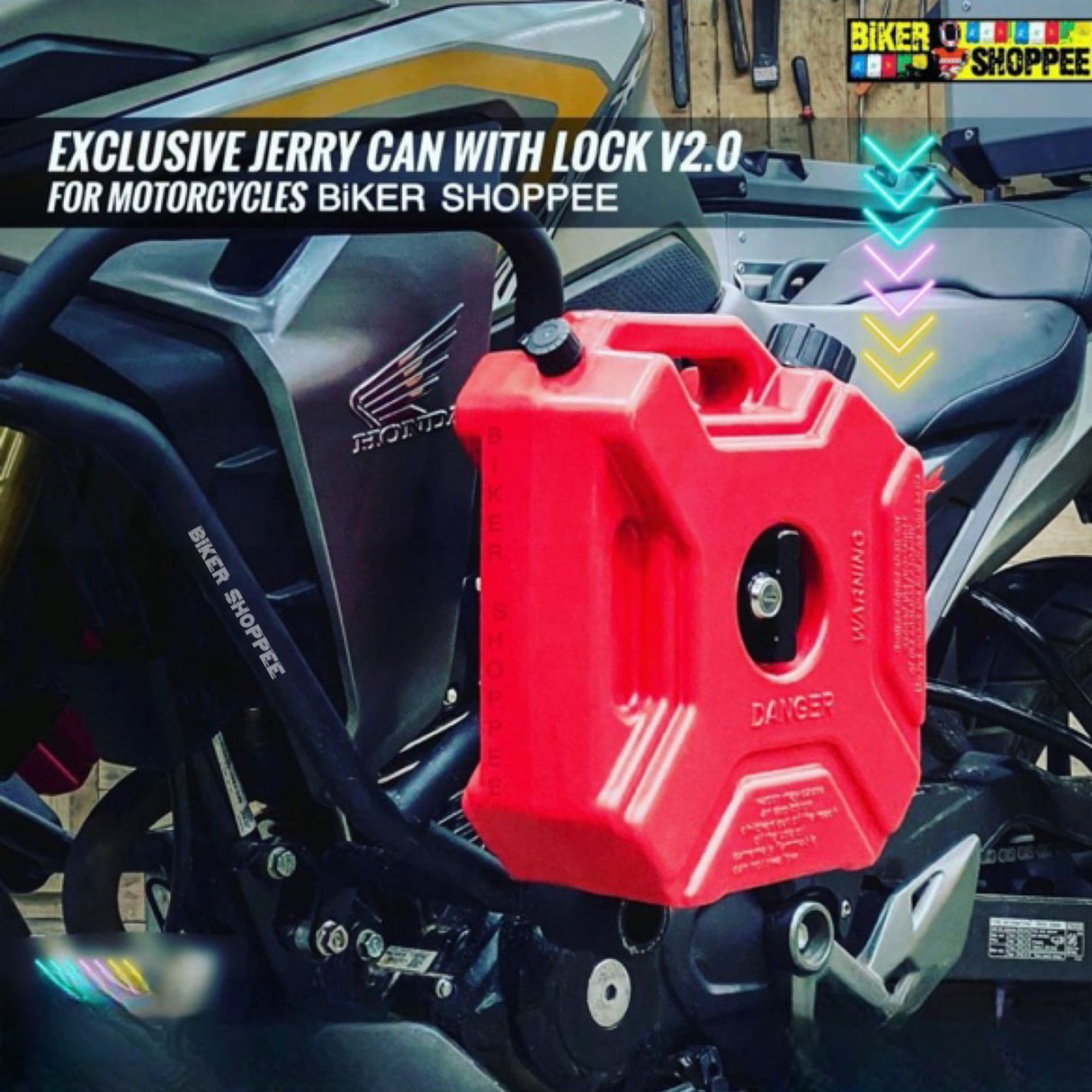 JERRY CAN WITH LOCK 5LTR