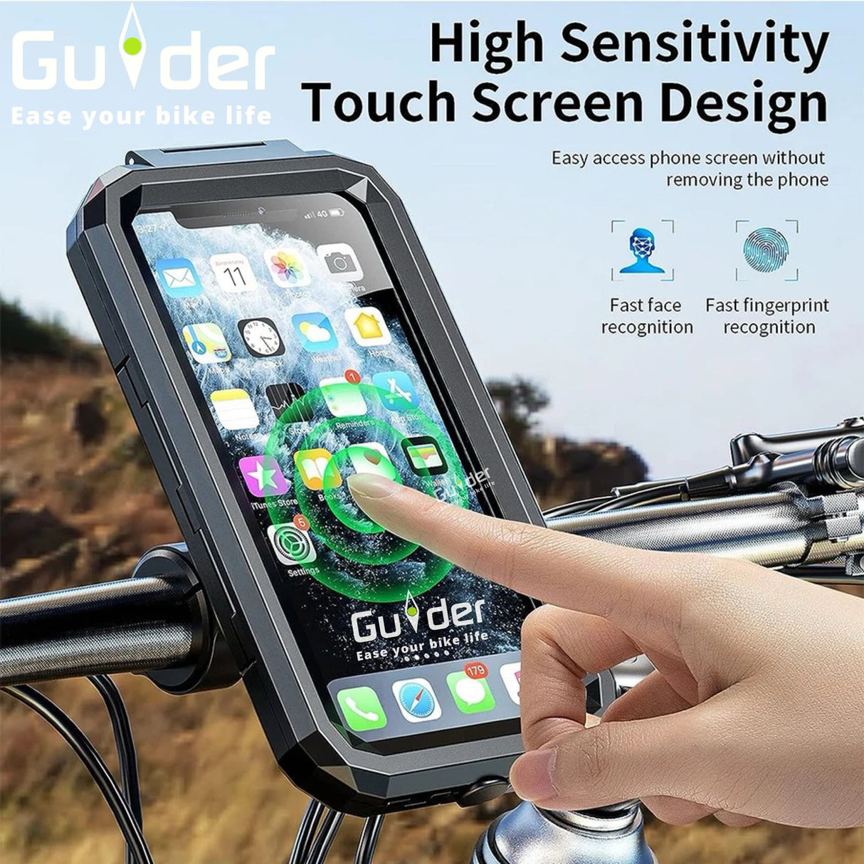 GUIDER WATERPROOF PHONE HOLDER M18-B1