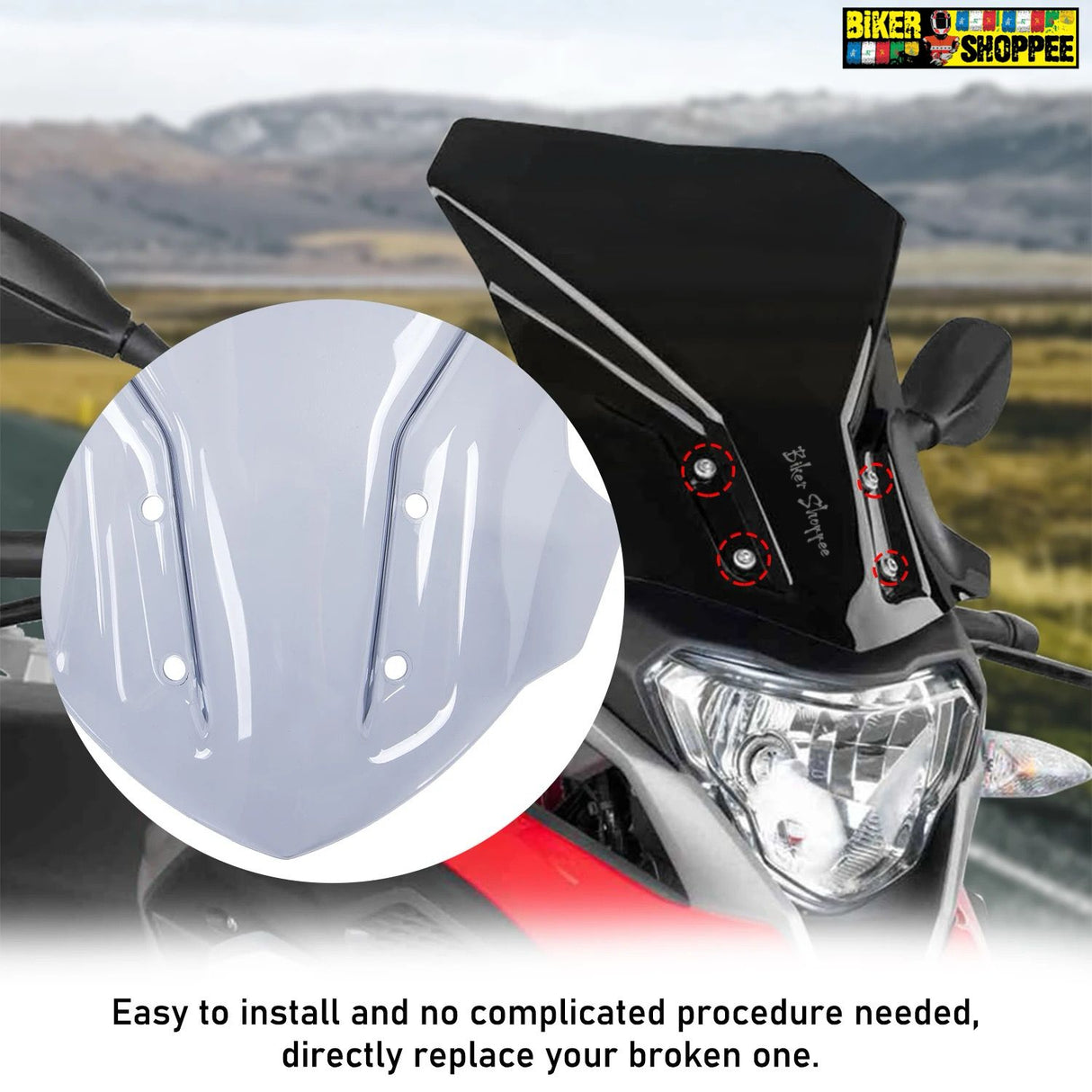 BMW G310GS TOURING VISOR BLACK