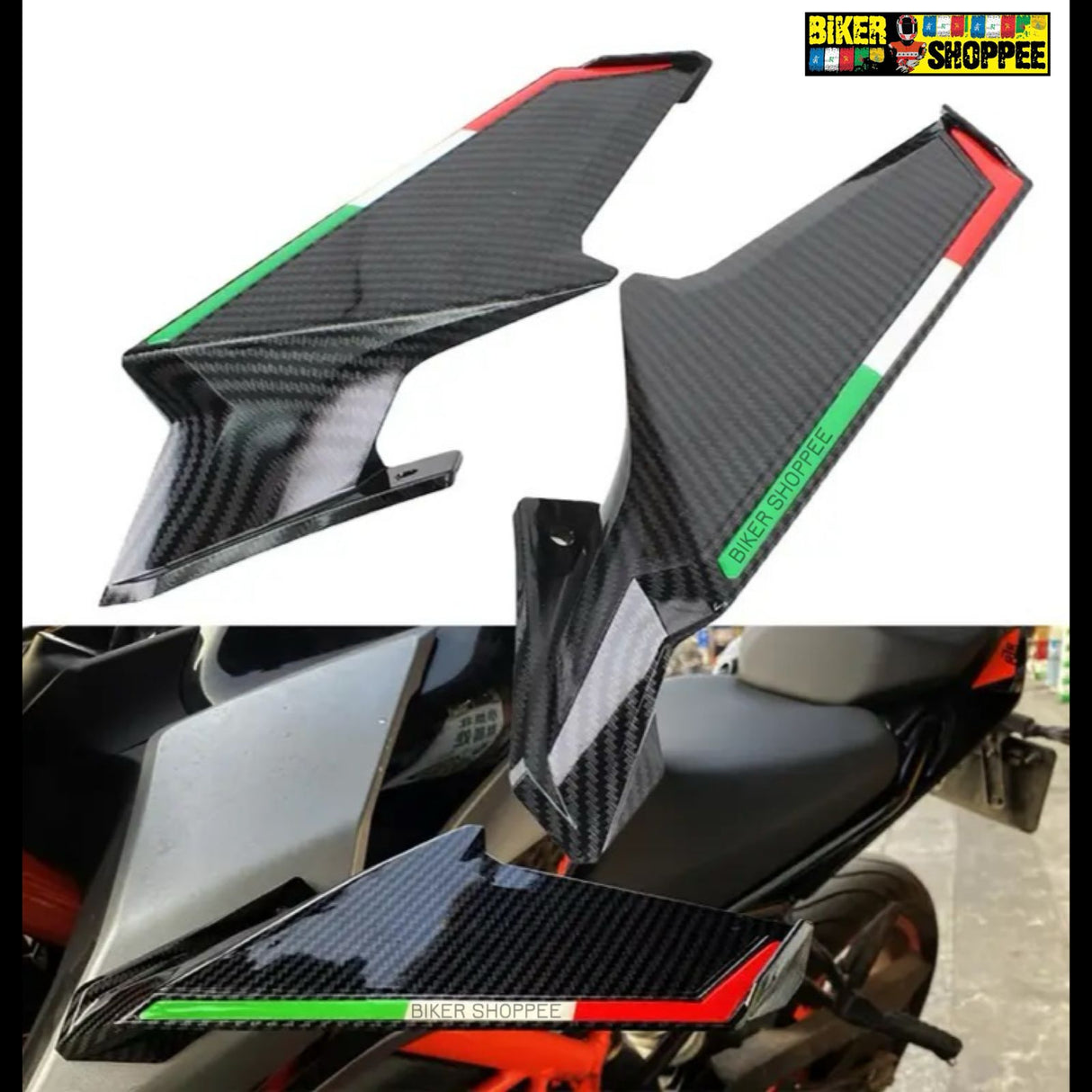 AERO MID CARBON WING WITH MIRROR