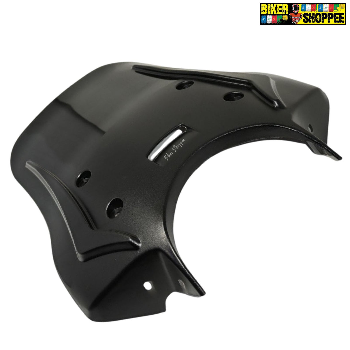 WANDERER TOURING VISOR FOR ROUND HEADLIGHT MOTORCYCLE (BLACK)