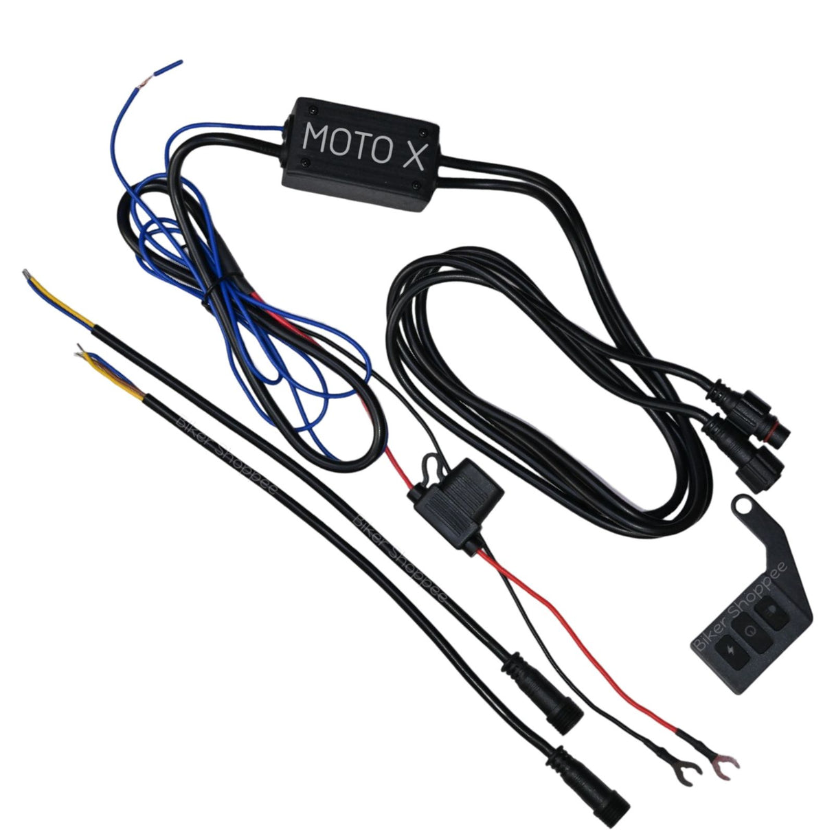 FOCUS SIX LENS LED FOG LIGHT WITH WIREHARNESS AND SWITCH MOTOX