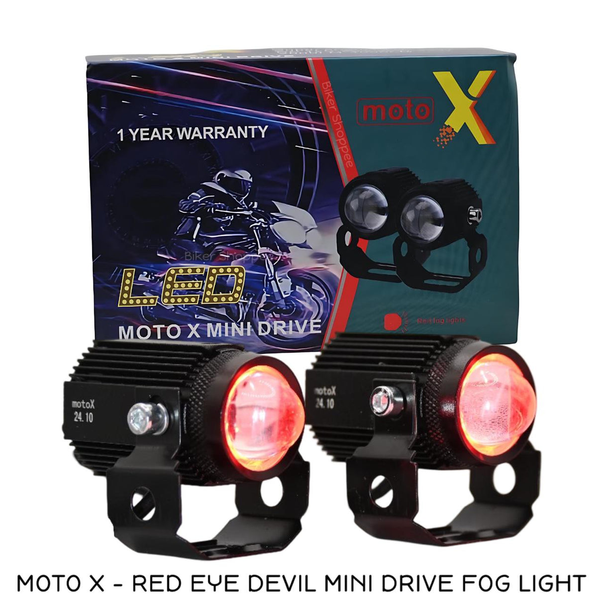 RED EYE DEVIL MINI DRIVE LED FOG LIGHT MOTOX