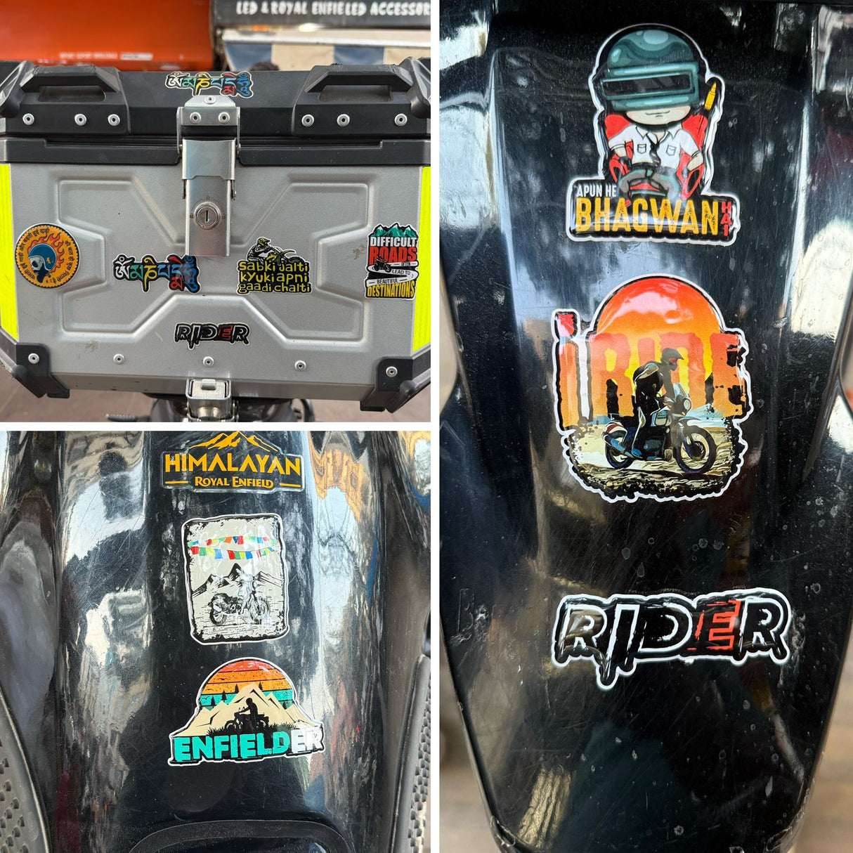 UNIVERSAL 3D DOME EMBOSSE MOTO STICKER THE DOCTOR