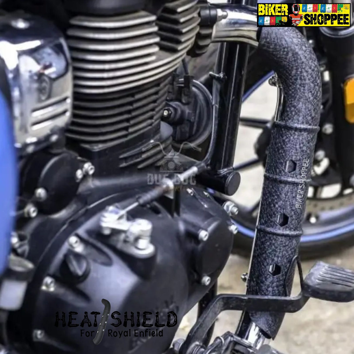 BS METEOR 350 HEATSHIELD BLACK