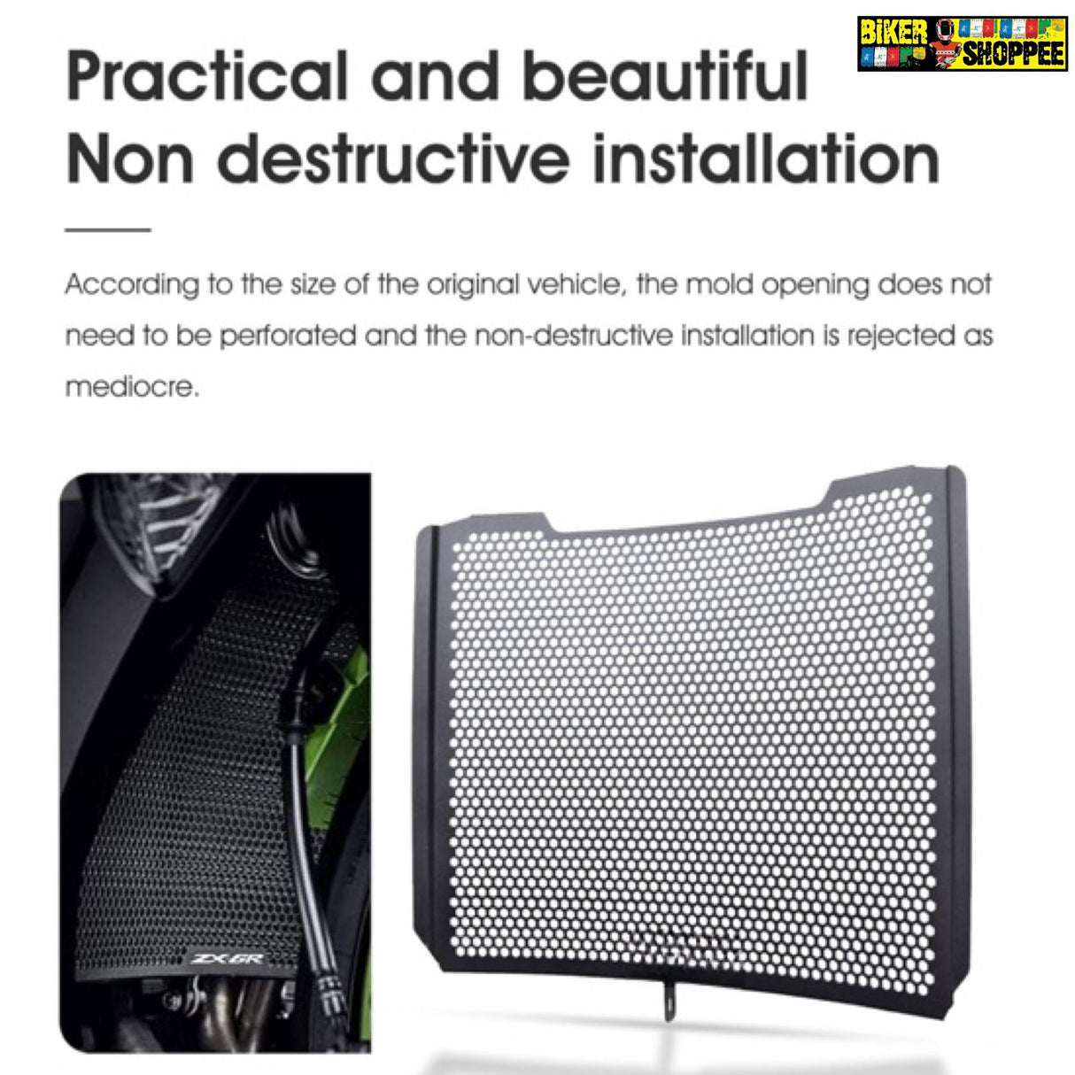 KAWASAKI NINJA ZX6R RADIATOR GRILL