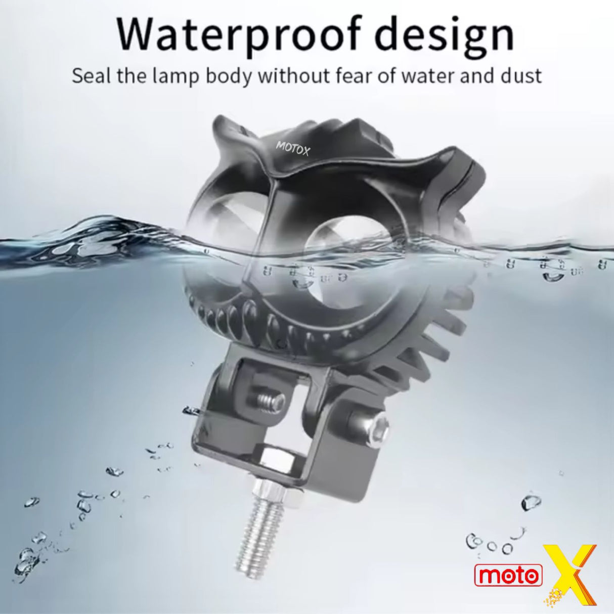 OWL WHITE / YELLOW 4 MODE LED FOG LIGHT PAIR MOTO X