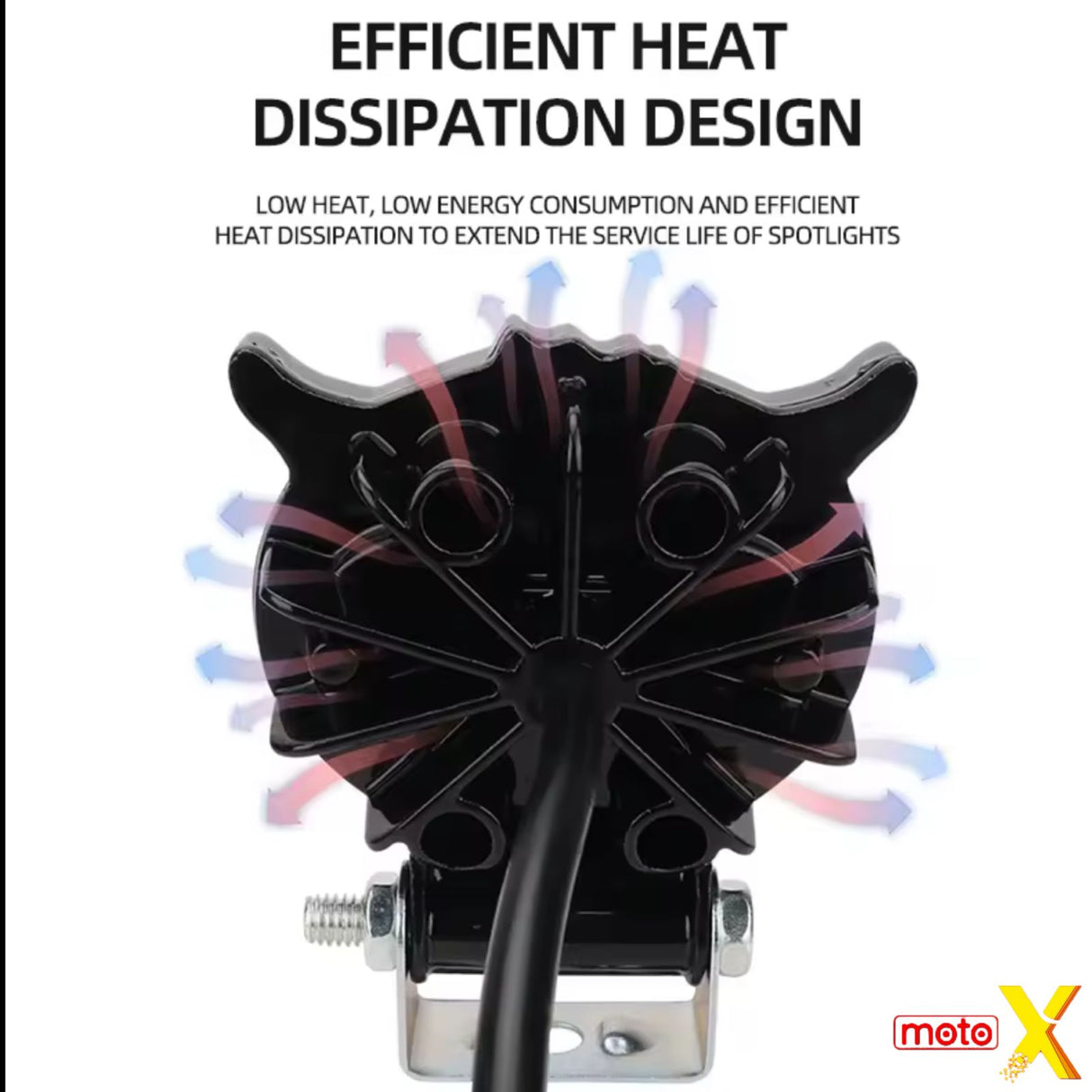 OWL WHITE / YELLOW 4 MODE LED FOG LIGHT PAIR MOTO X