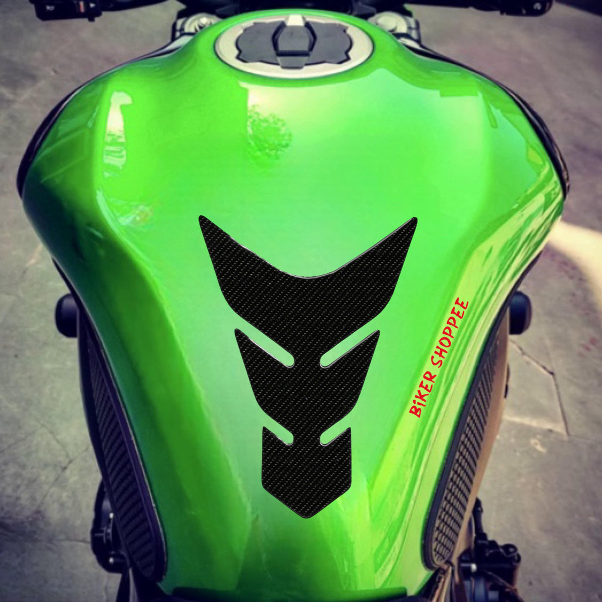 7D CARBON TANK PAD FOR MOTORCYCLE