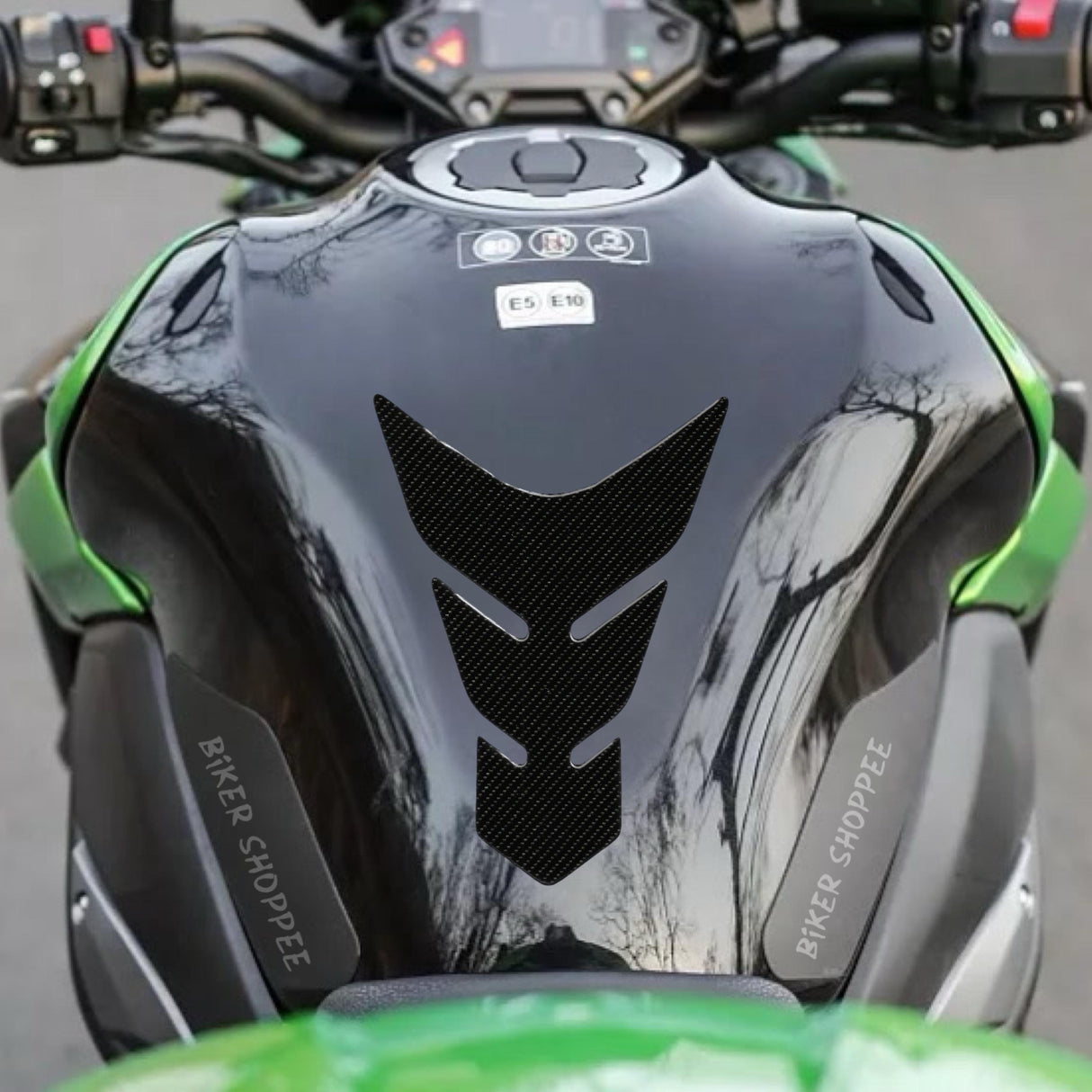 7D CARBON TANK PAD FOR MOTORCYCLE