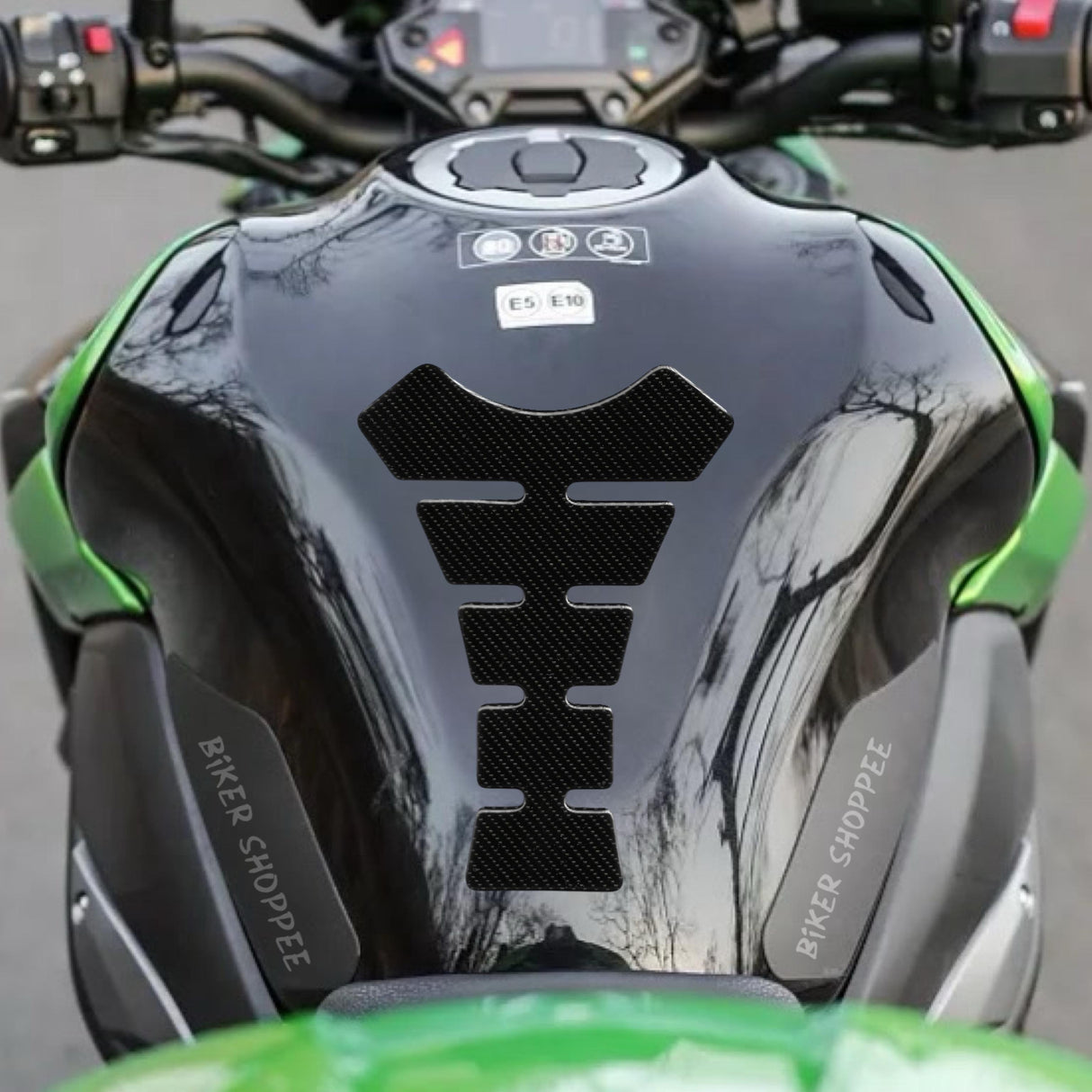 7D CARBON TANK PAD FOR MOTORCYCLE
