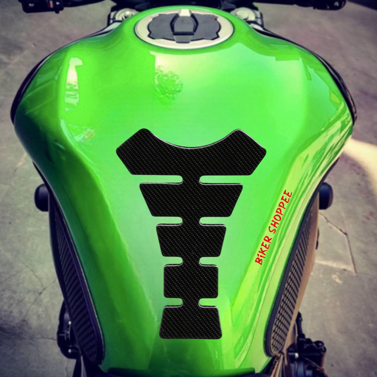 7D CARBON TANK PAD FOR MOTORCYCLE