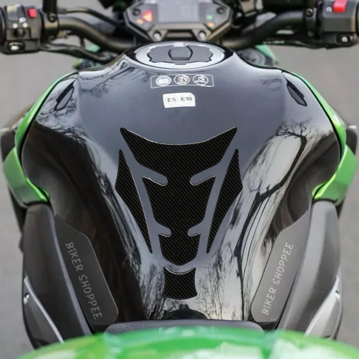 7D CARBON TANK PAD FOR MOTORCYCLE