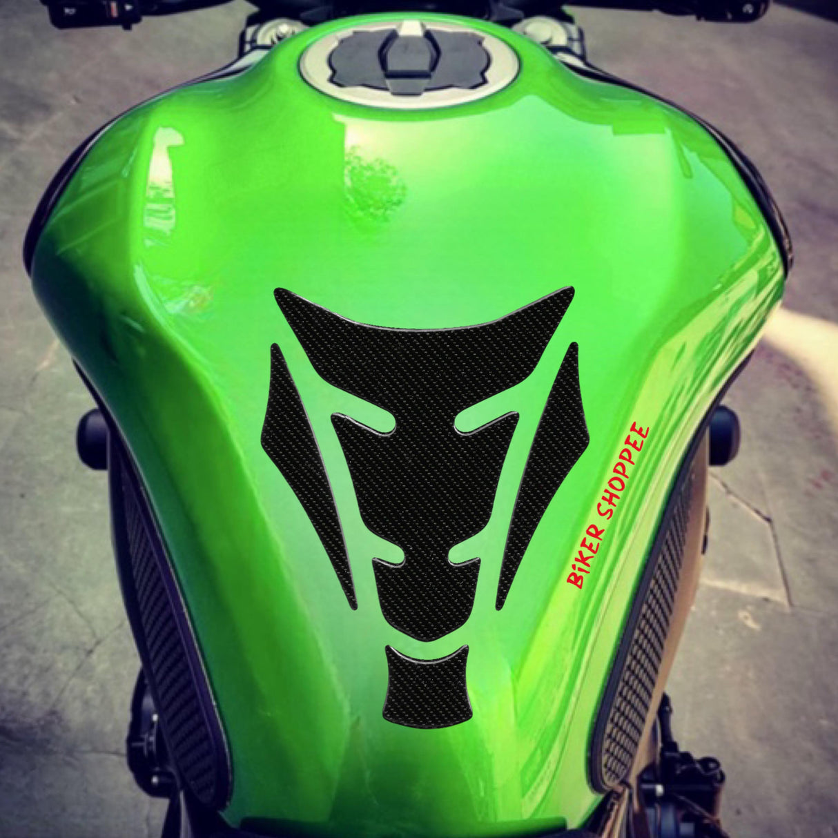 7D CARBON TANK PAD FOR MOTORCYCLE