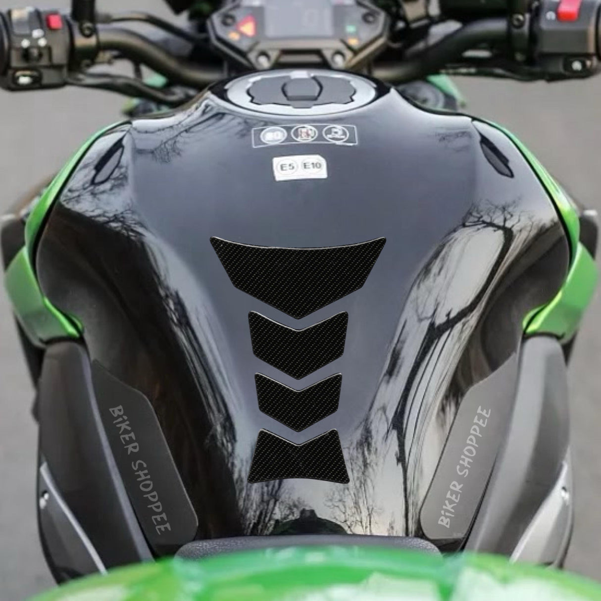 7D CARBON TANK PAD FOR MOTORCYCLE