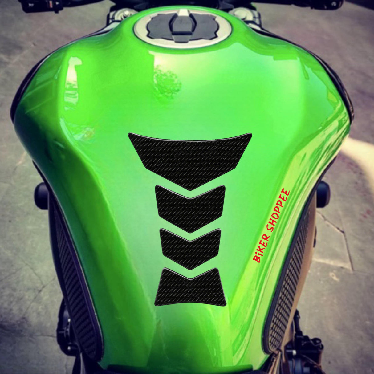 7D CARBON TANK PAD FOR MOTORCYCLE