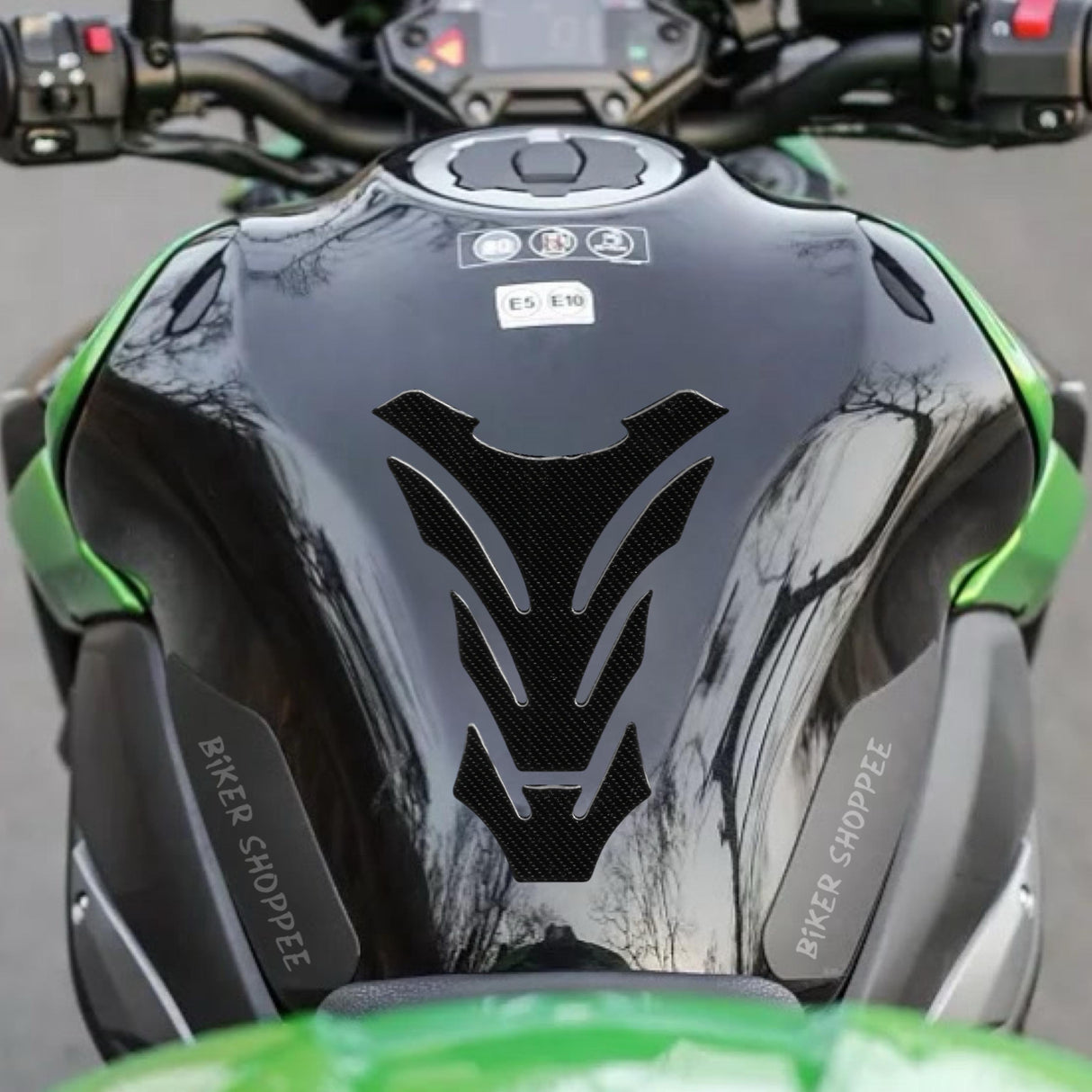 7D CARBON TANK PAD FOR MOTORCYCLE