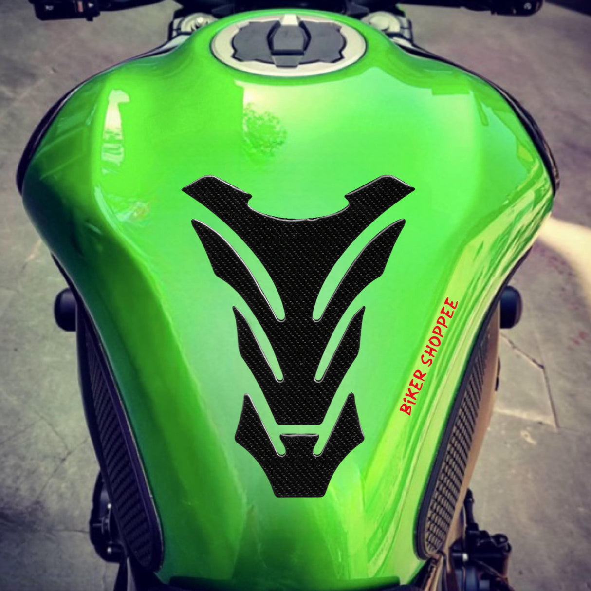 7D CARBON TANK PAD FOR MOTORCYCLE