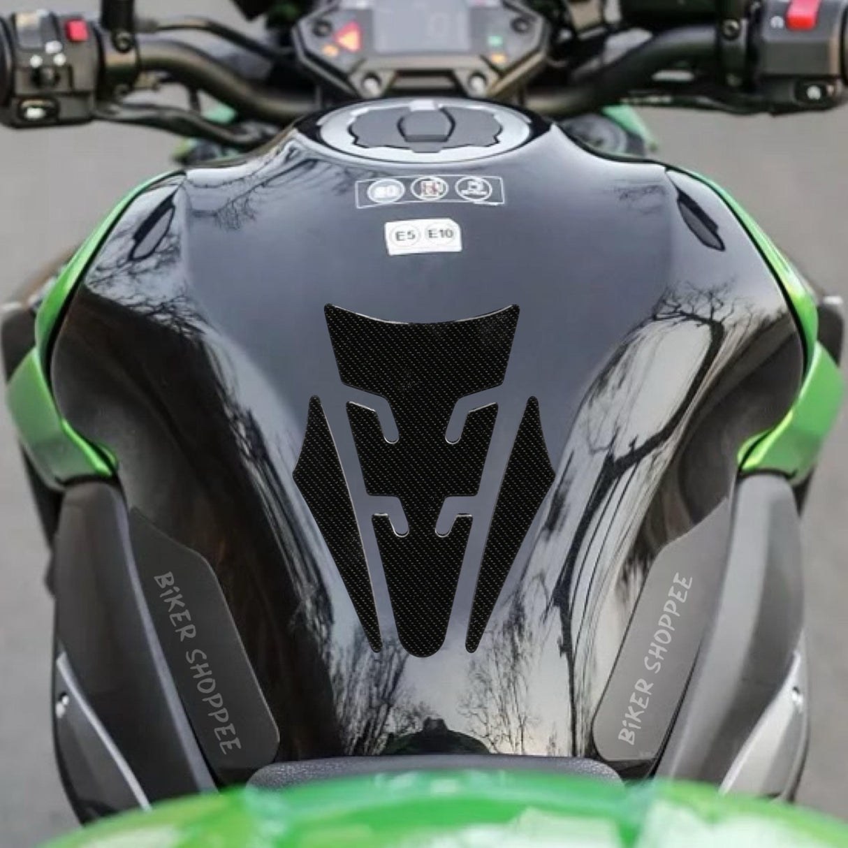 7D CARBON TANK PAD FOR MOTORCYCLE